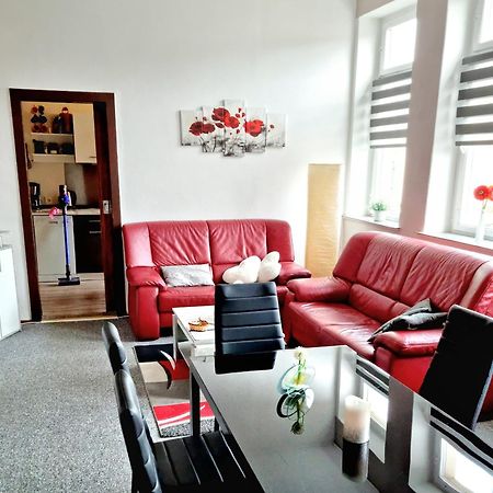 Ferienwohnung "Blick Mylau" - Naehe Freizeitpark Plohn & Weltgroesster Ziegelsteinbruecke ライヒェンバッハ・イム・フォークトラント エクステリア 写真