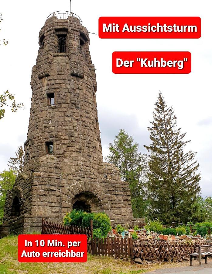 Ferienwohnung "Blick Mylau" - Naehe Freizeitpark Plohn & Weltgroesster Ziegelsteinbruecke ライヒェンバッハ・イム・フォークトラント エクステリア 写真