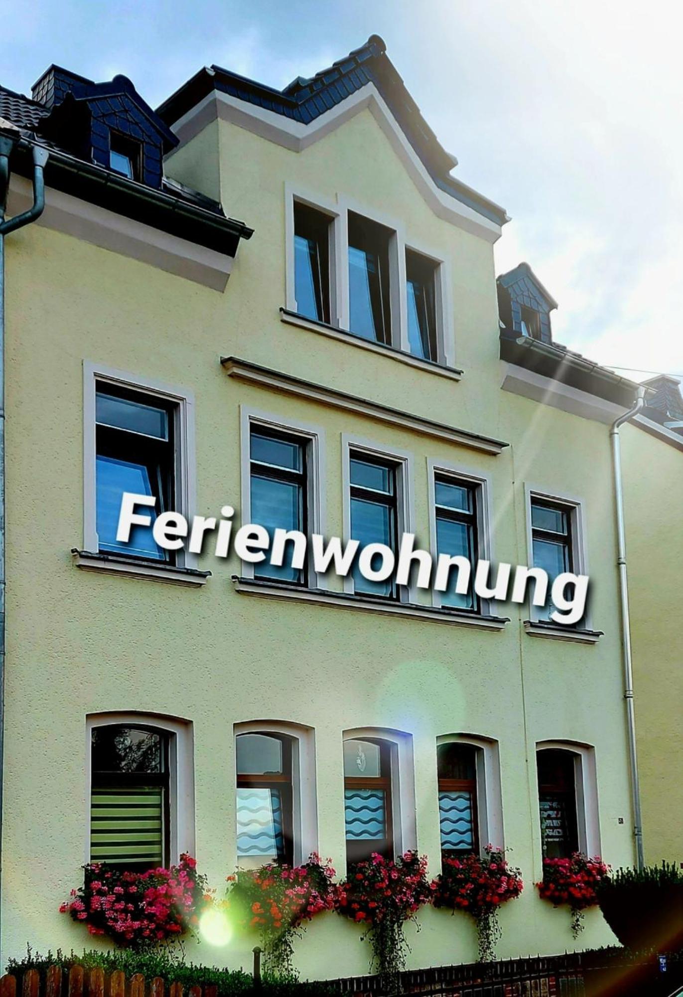 Ferienwohnung "Blick Mylau" - Naehe Freizeitpark Plohn & Weltgroesster Ziegelsteinbruecke ライヒェンバッハ・イム・フォークトラント エクステリア 写真